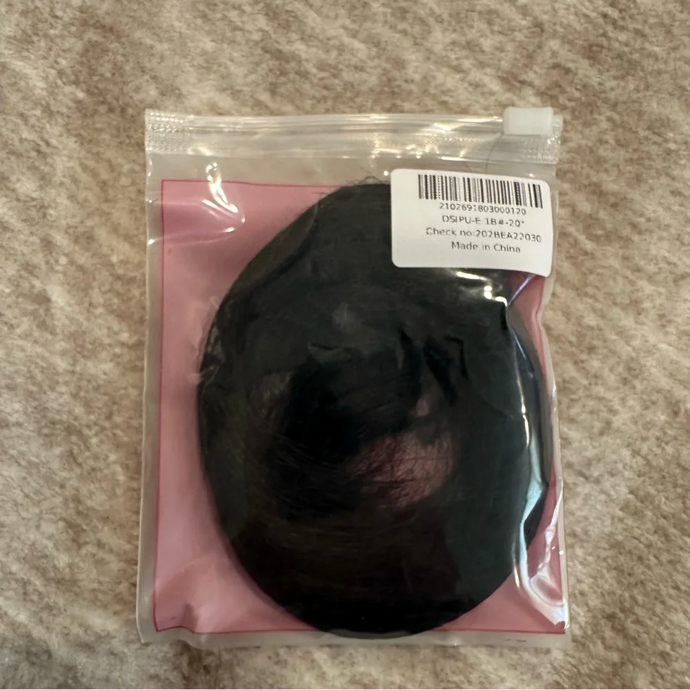 ⭐️ 20” Natural Black Invisi‎ Edge Tape in Human Hair Extensions 30g 10pcs #RD7
